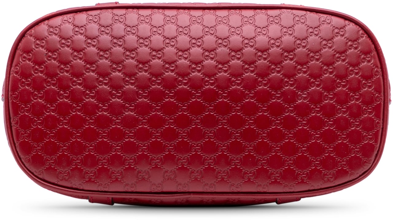 Gucci Mini Microguccissima Dome Satchel Rood