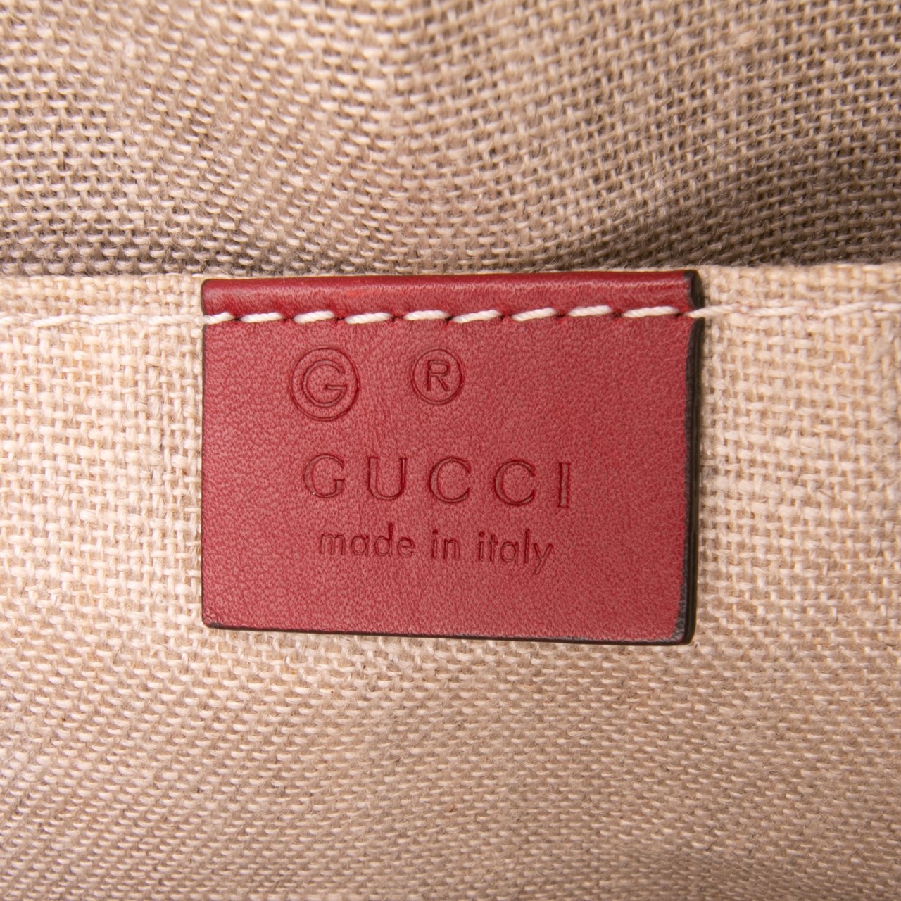 Gucci Mini Microguccissima Dome Satchel Rood