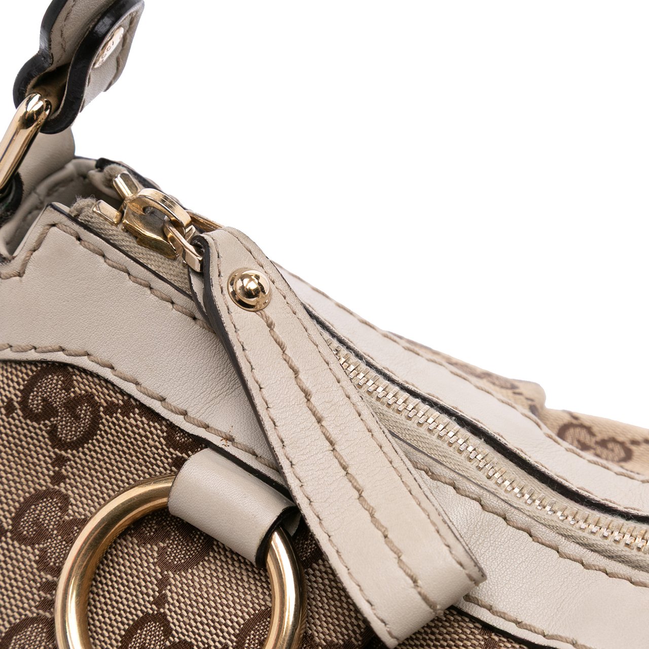 Gucci Medium GG Canvas Sukey Shoulder Bag Bruin