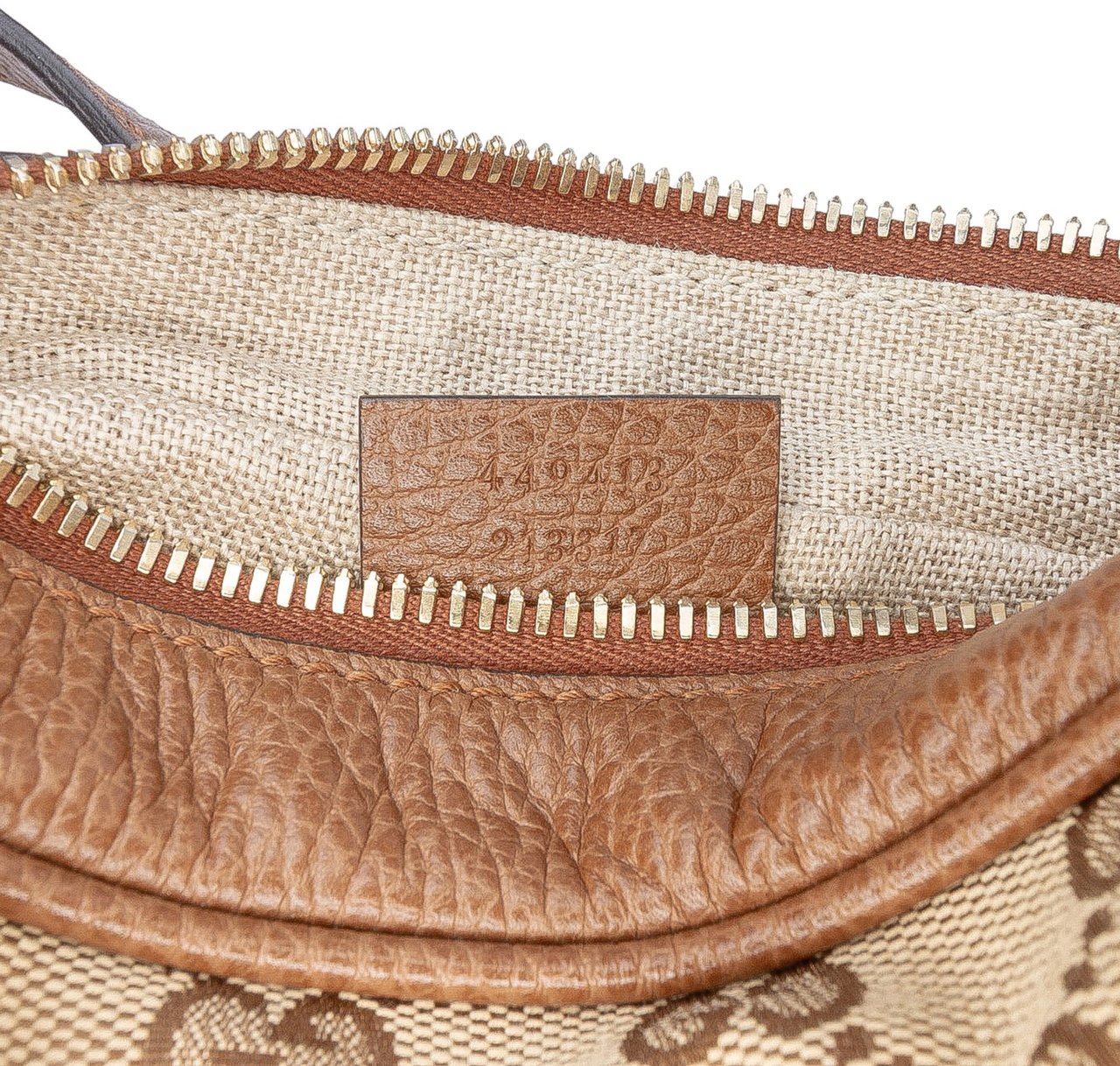 Gucci GG Canvas Bree Crossbody Bruin