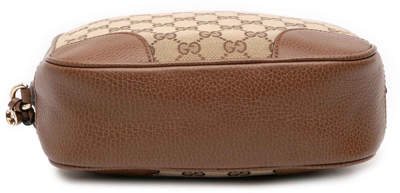 Gucci GG Canvas Bree Crossbody Bruin