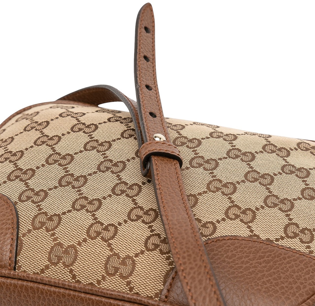 Gucci GG Canvas Bree Crossbody Bruin