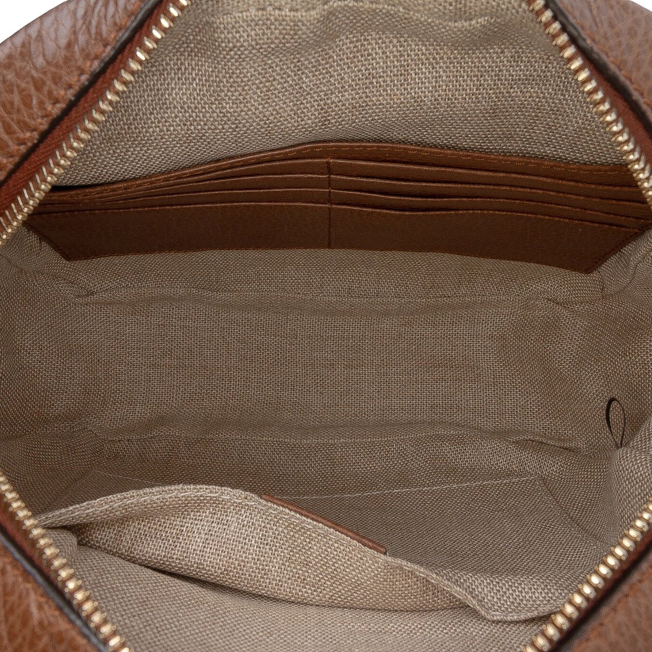 Gucci GG Canvas Bree Crossbody Bruin