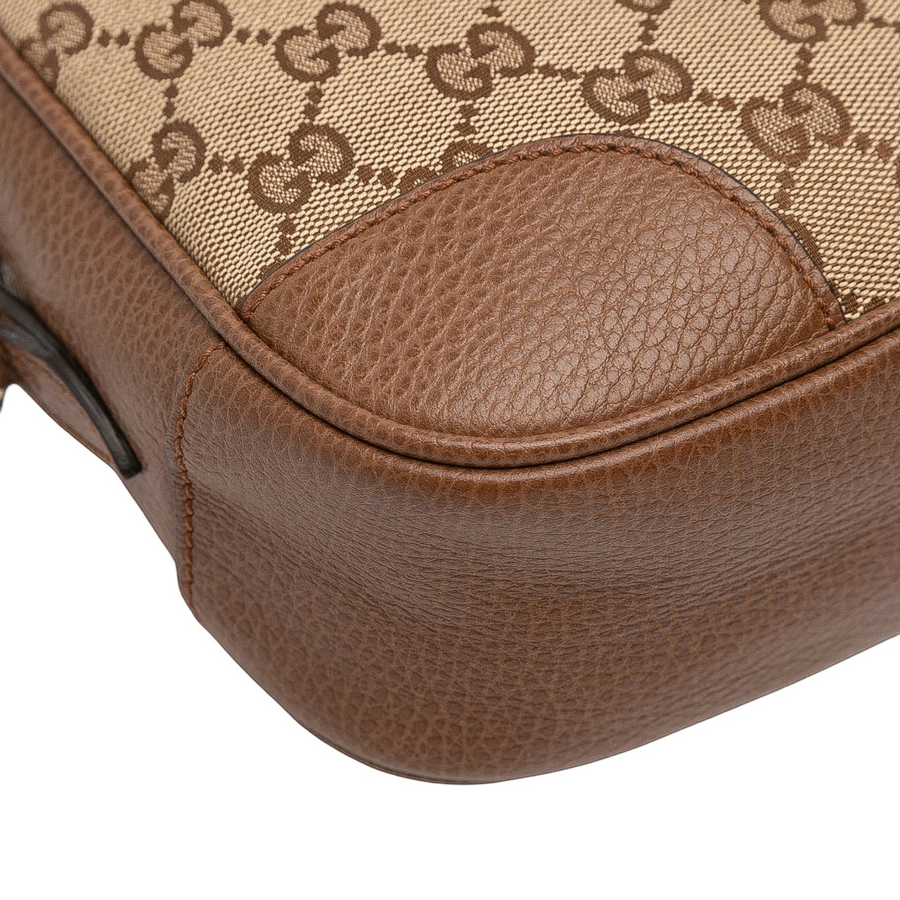 Gucci GG Canvas Bree Crossbody Bruin