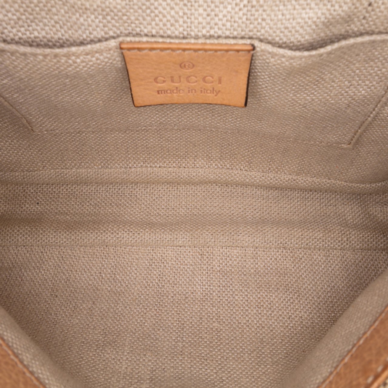 Gucci GG Canvas Marrakech Shoulder Bag Bruin