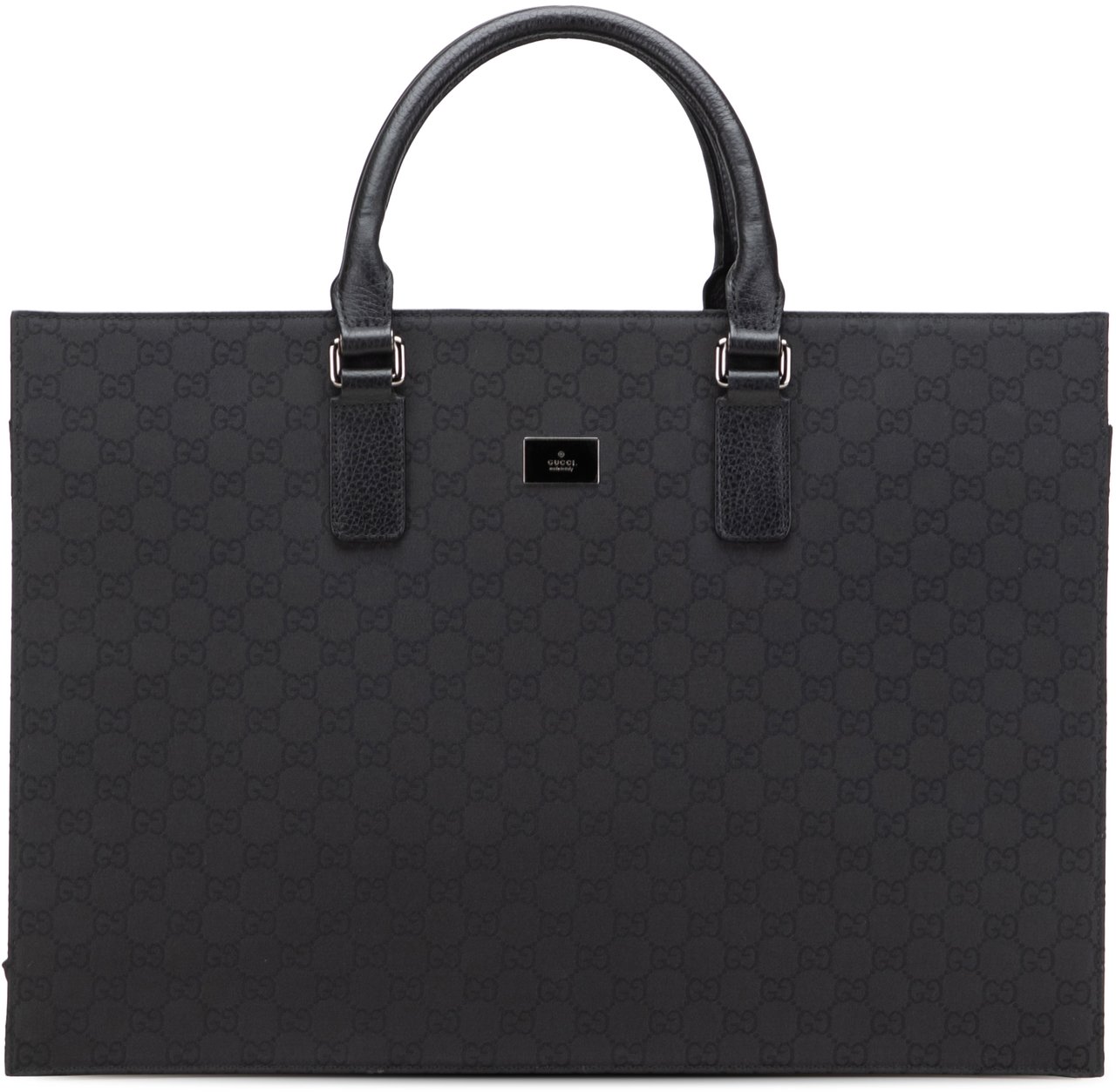 Gucci GG Nylon Executive Business Bag Zwart