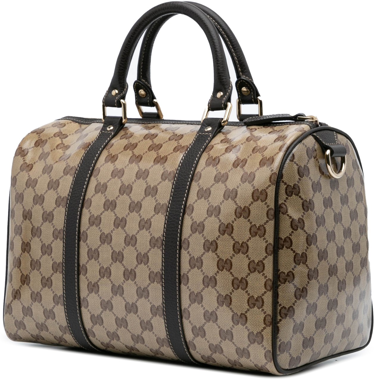 Gucci Medium GG Crystal Joy Boston Bag Bruin