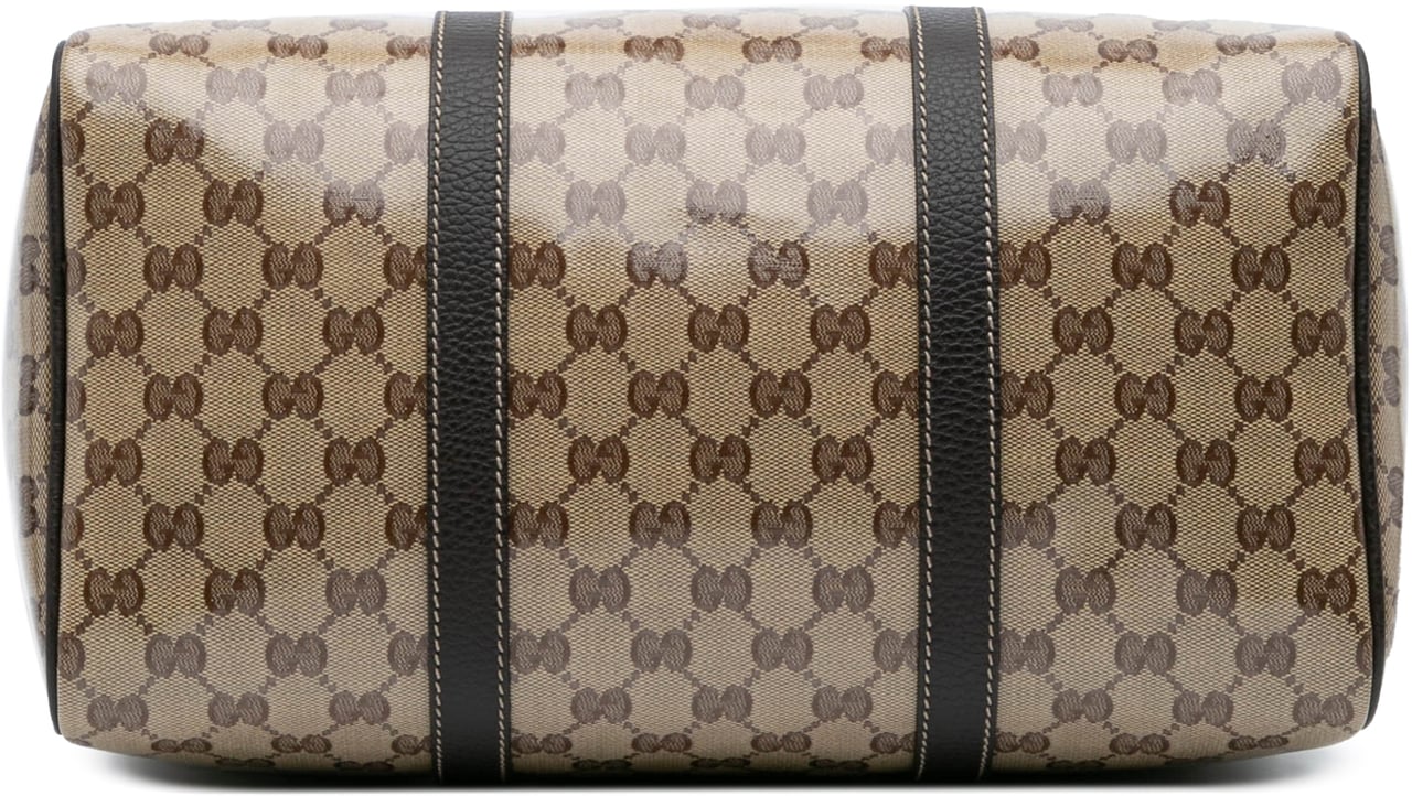 Gucci Medium GG Crystal Joy Boston Bag Bruin