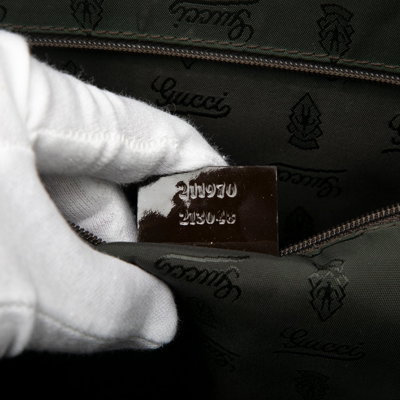 Gucci GG Canvas Web Jolie Tote Bruin