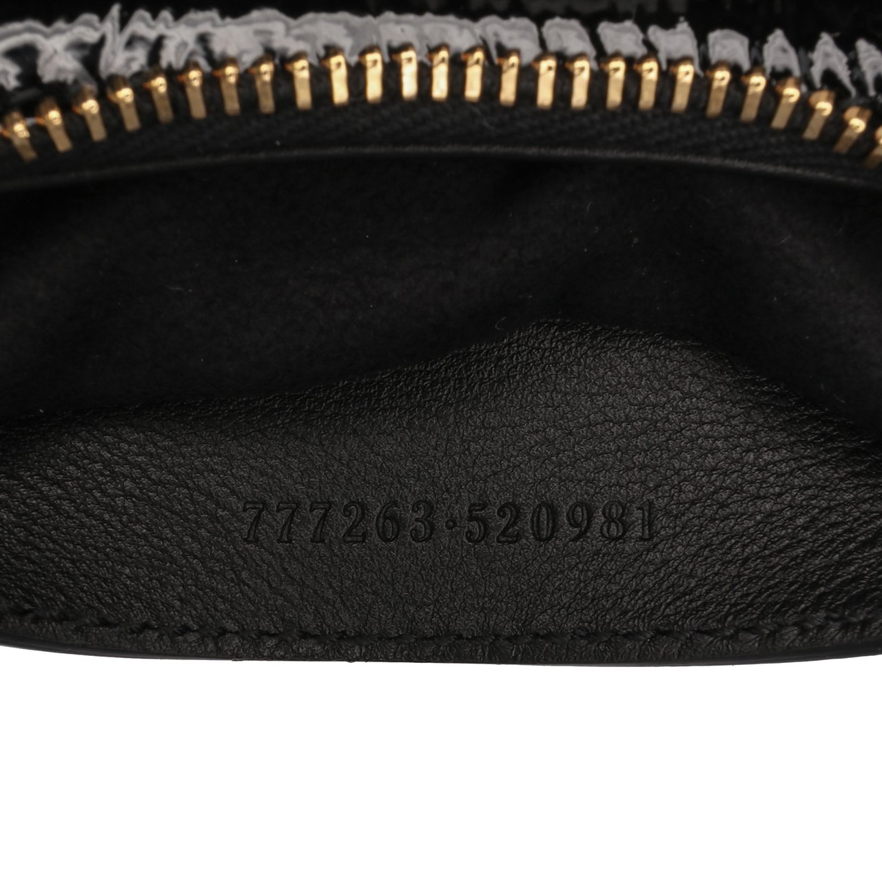 Gucci GG Marmont Matelasse Patent Shoulder Bag Zwart