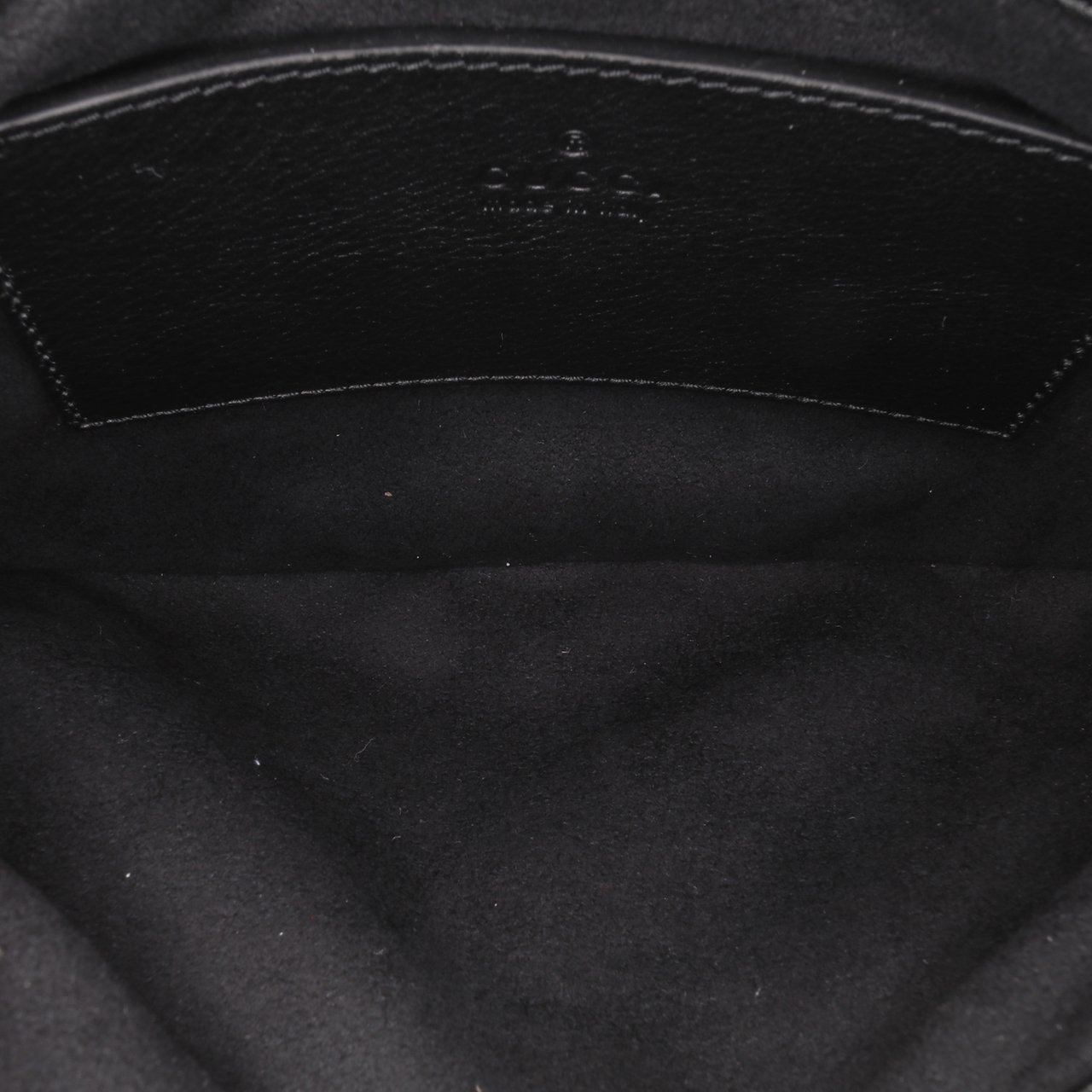 Gucci GG Marmont Matelasse Patent Shoulder Bag Zwart