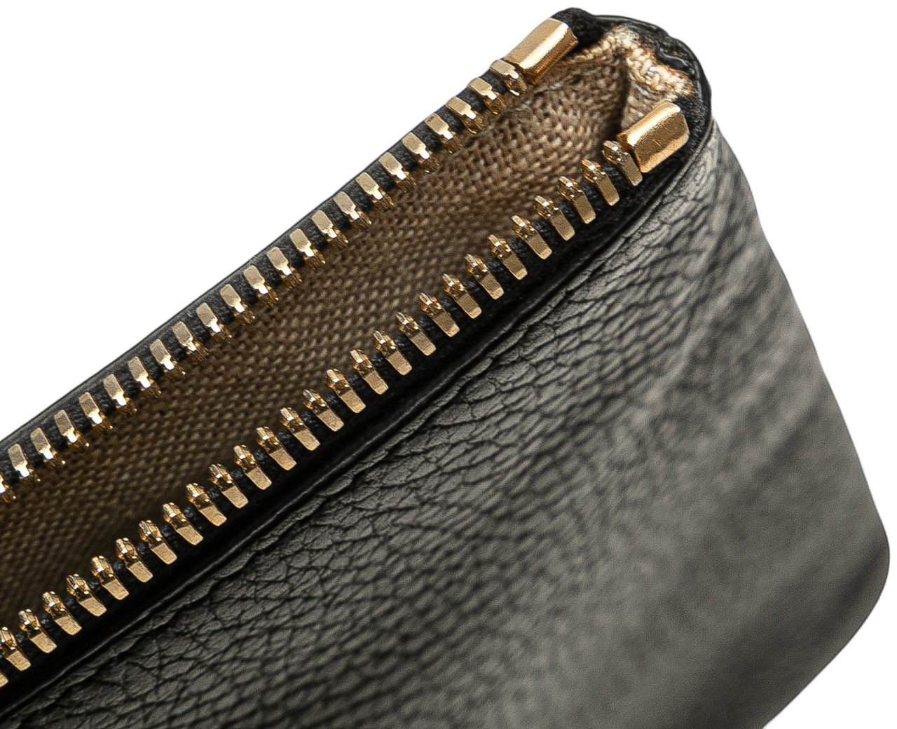 Gucci Calfskin Bamboo Tassel Clutch Zwart