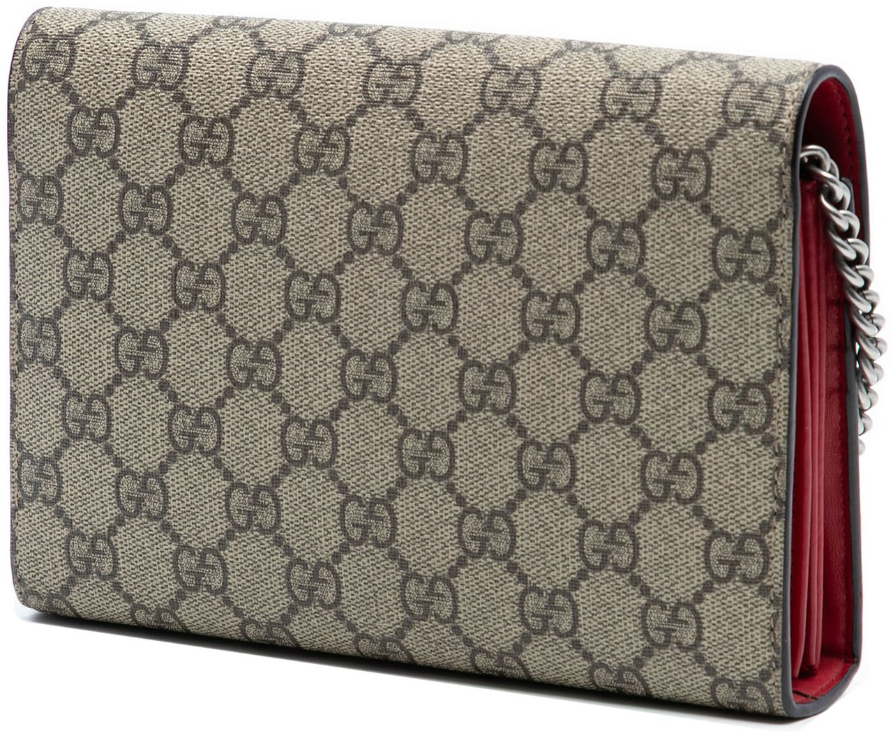 Gucci GG Supreme Dionysus Chain Wallet Bruin