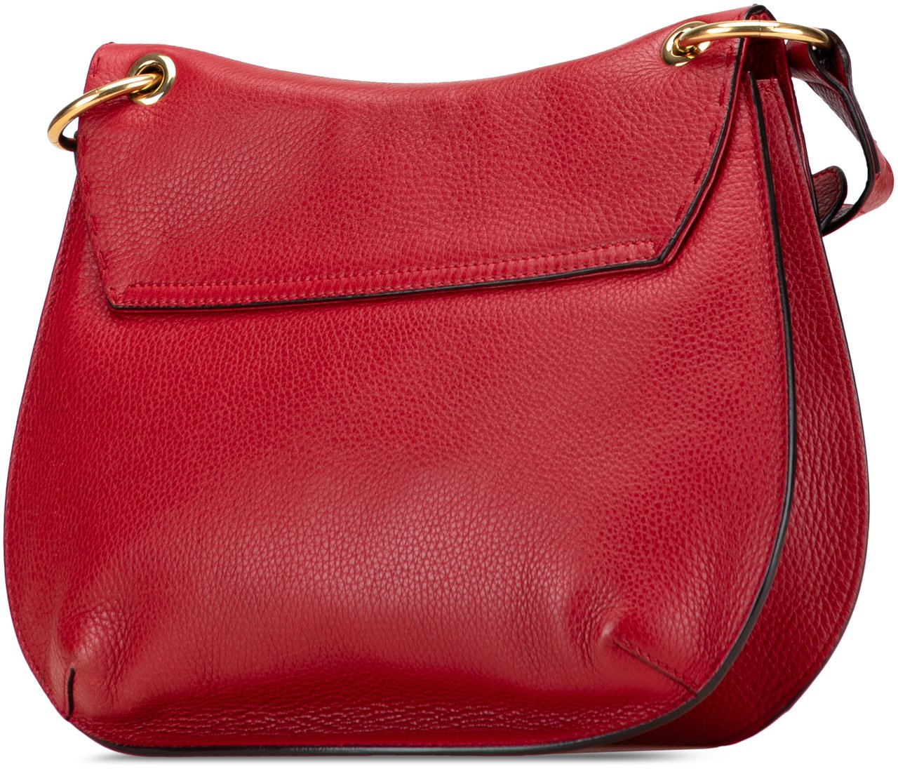 Gucci GG Marmont Leather Animalier Crossbody Rood