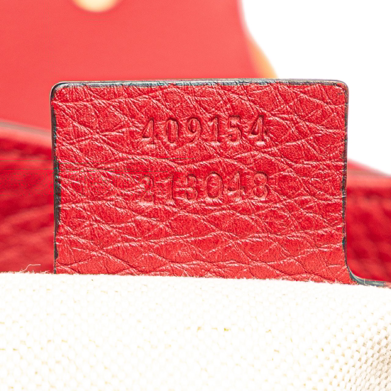 Gucci GG Marmont Leather Animalier Crossbody Rood