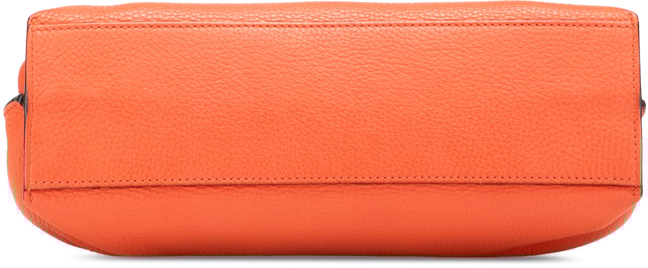 Gucci Small Leather Bamboo Daily Satchel Oranje