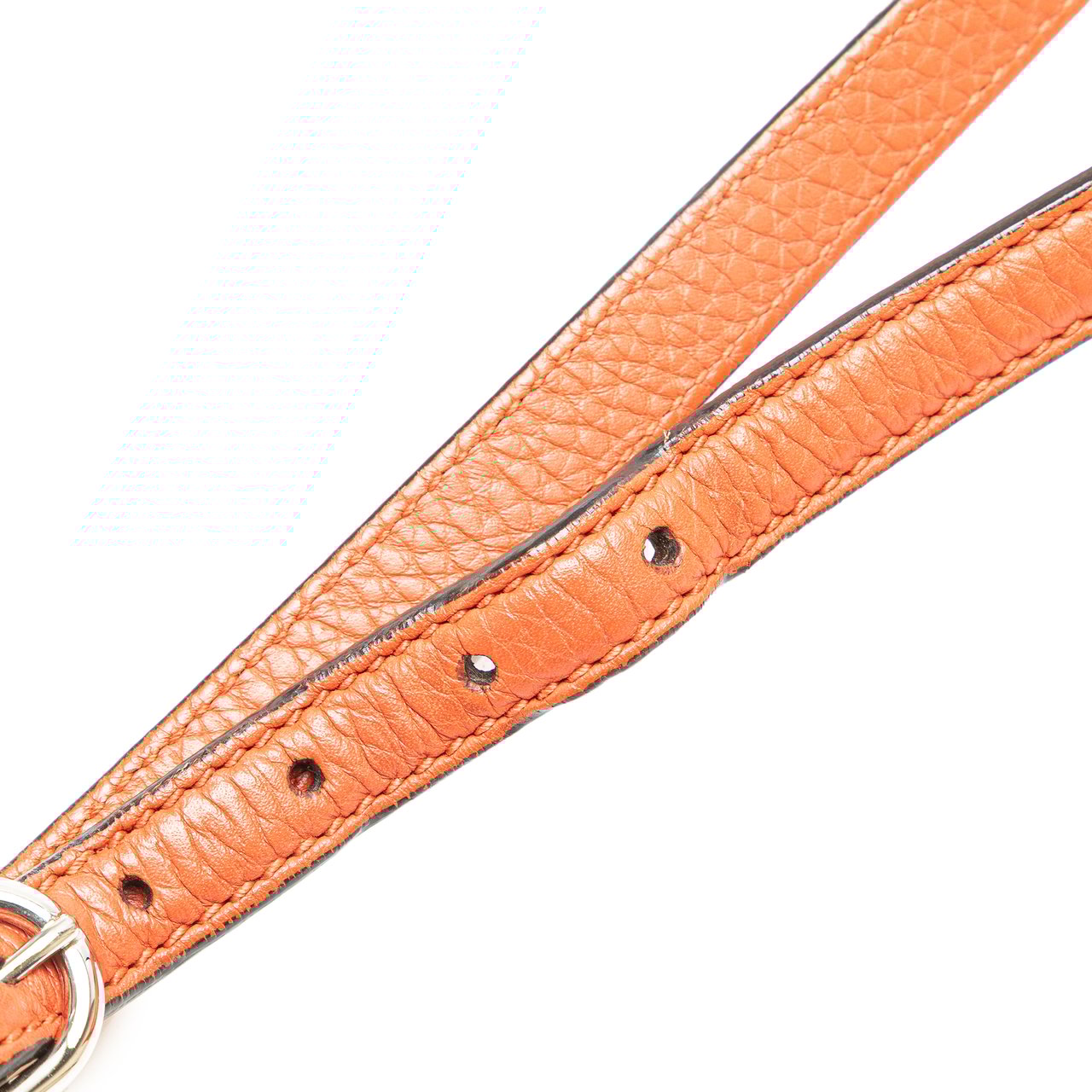 Gucci Small Leather Bamboo Daily Satchel Oranje