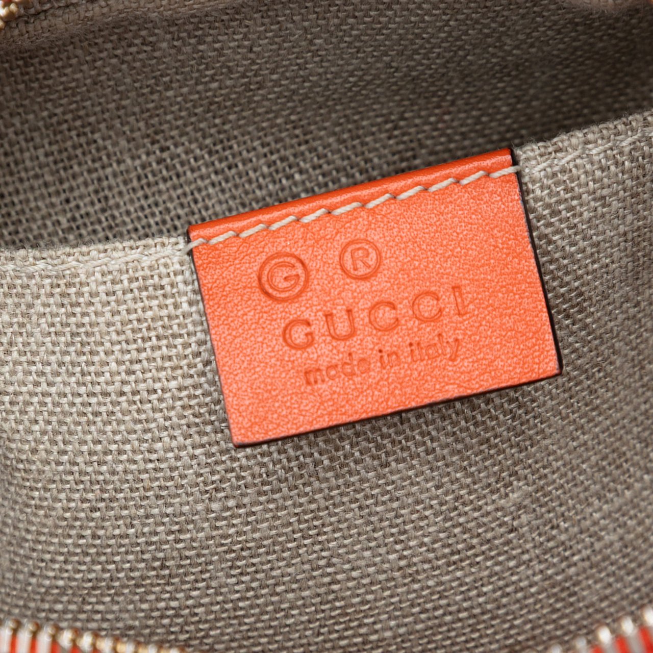 Gucci Microguccissima Bree Crossbody Oranje