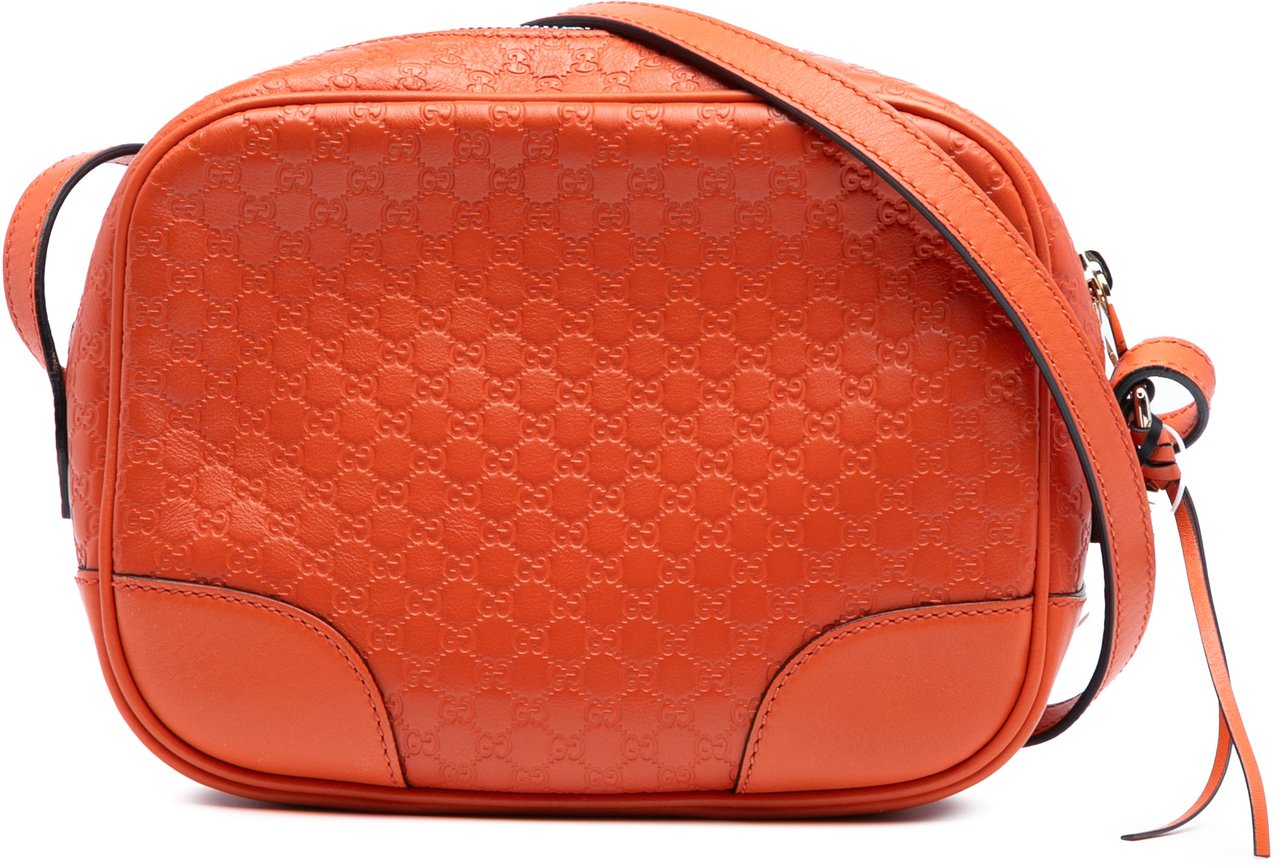 Gucci Microguccissima Bree Crossbody Oranje