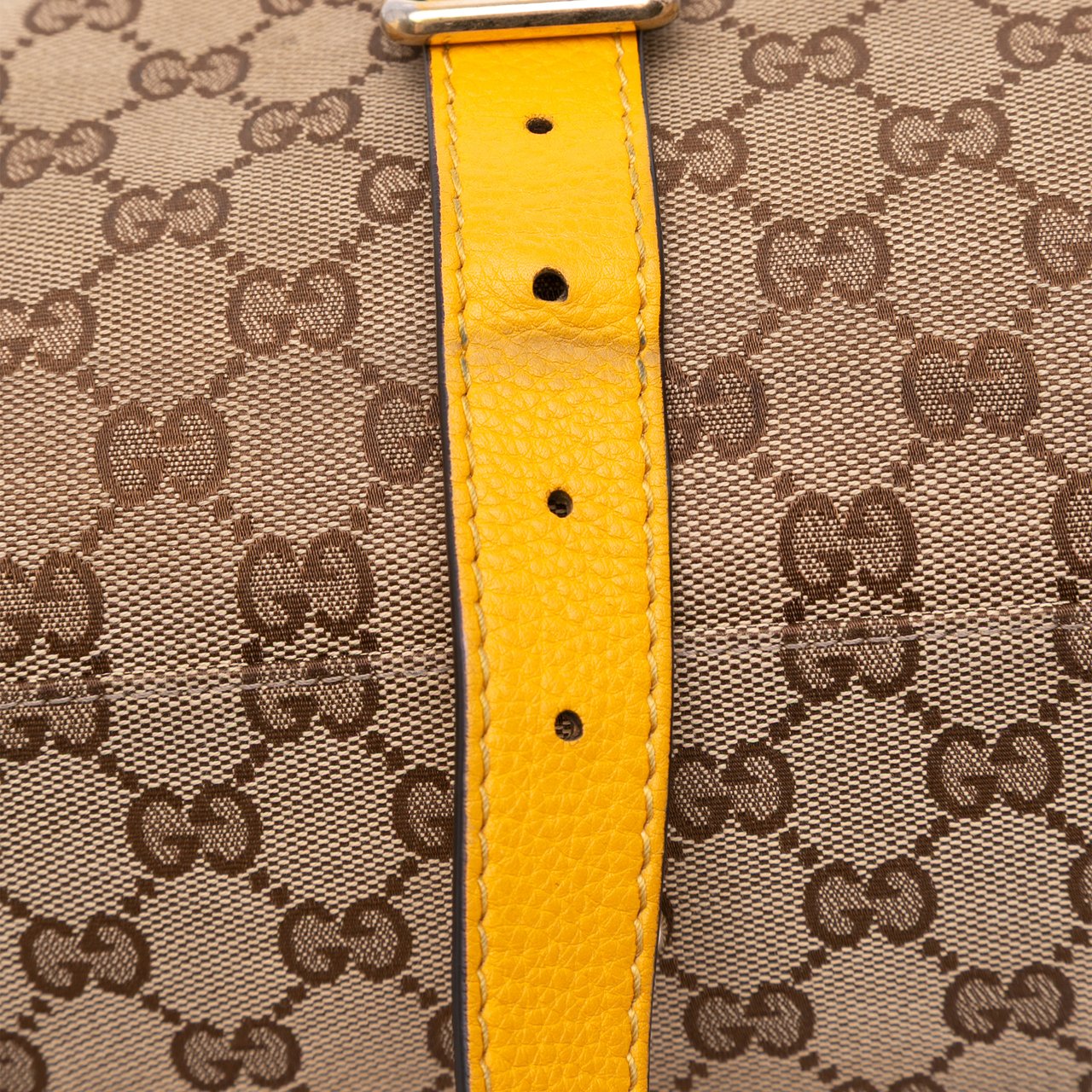 Gucci GG Canvas Bella Satchel Bruin