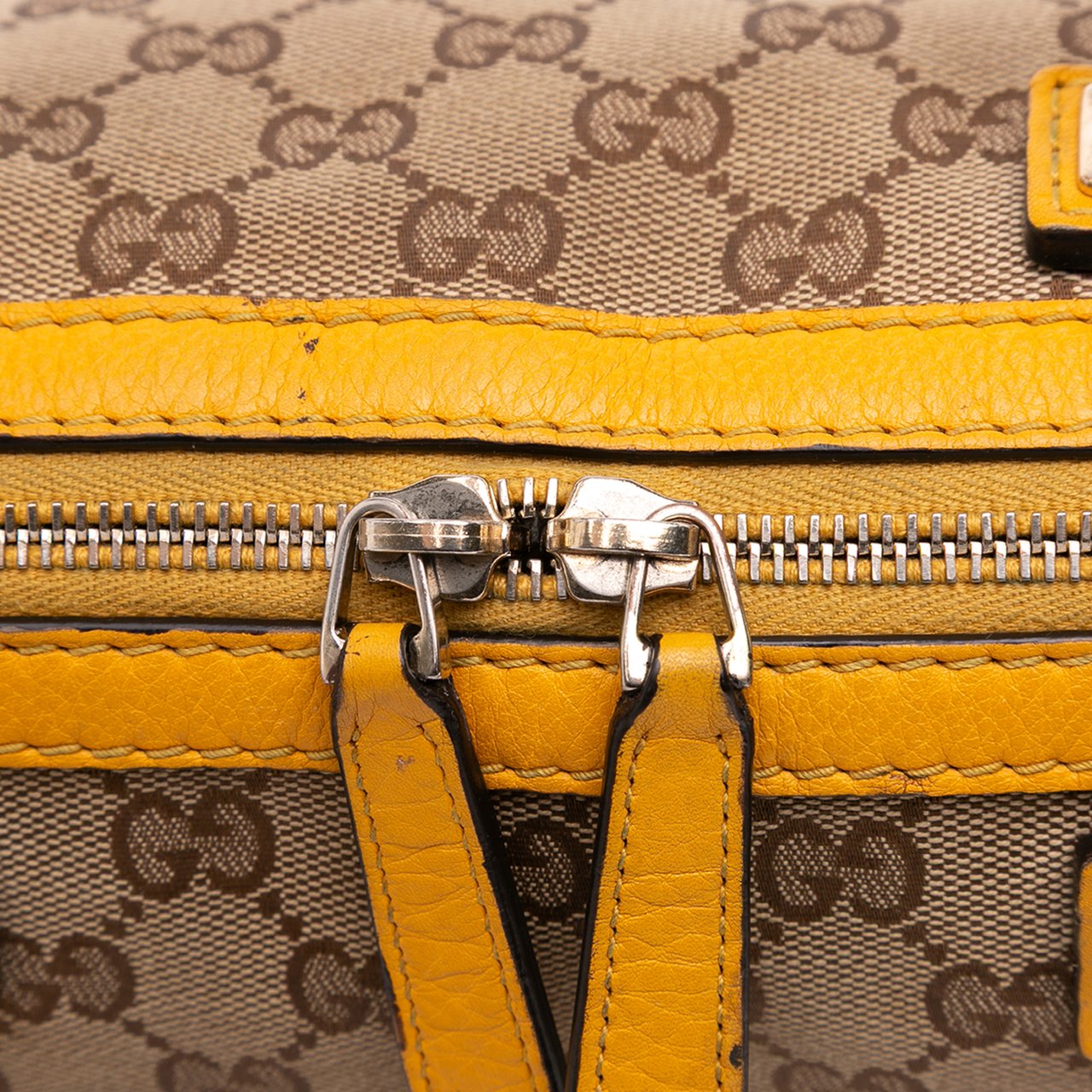Gucci GG Canvas Bella Satchel Bruin
