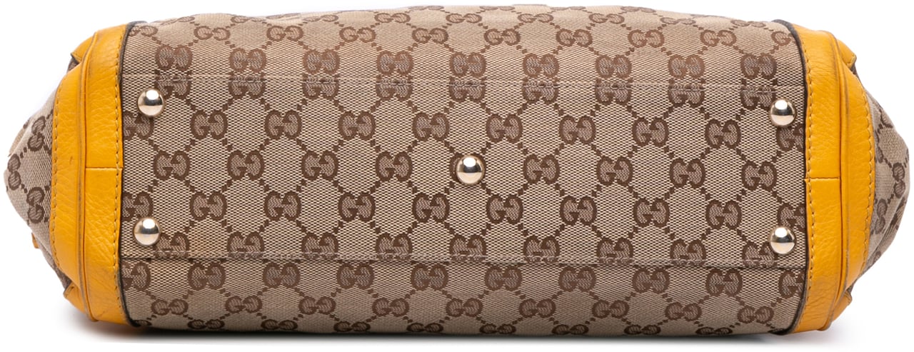 Gucci GG Canvas Bella Satchel Bruin