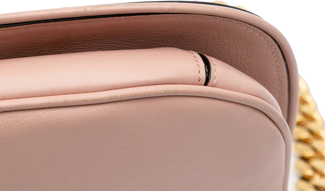 Gucci Calfskin Blondie Chain Satchel Roze