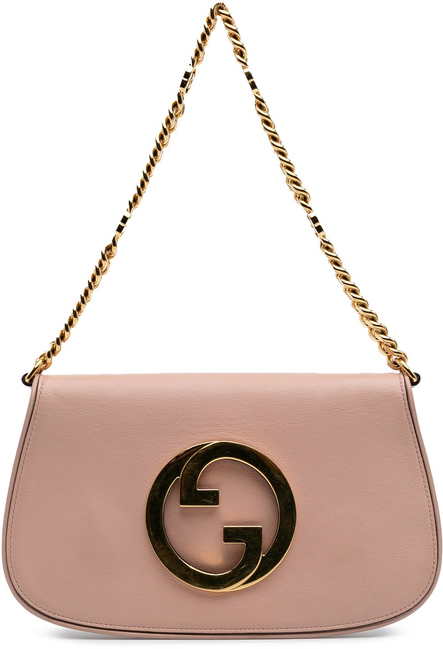 Gucci Calfskin Blondie Chain Satchel Roze
