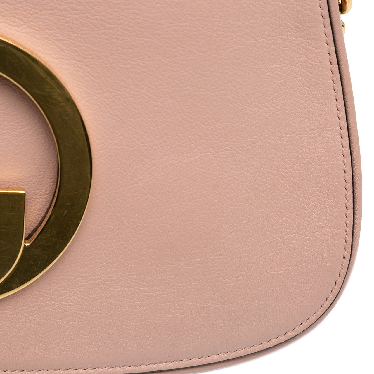 Gucci Calfskin Blondie Chain Satchel Roze