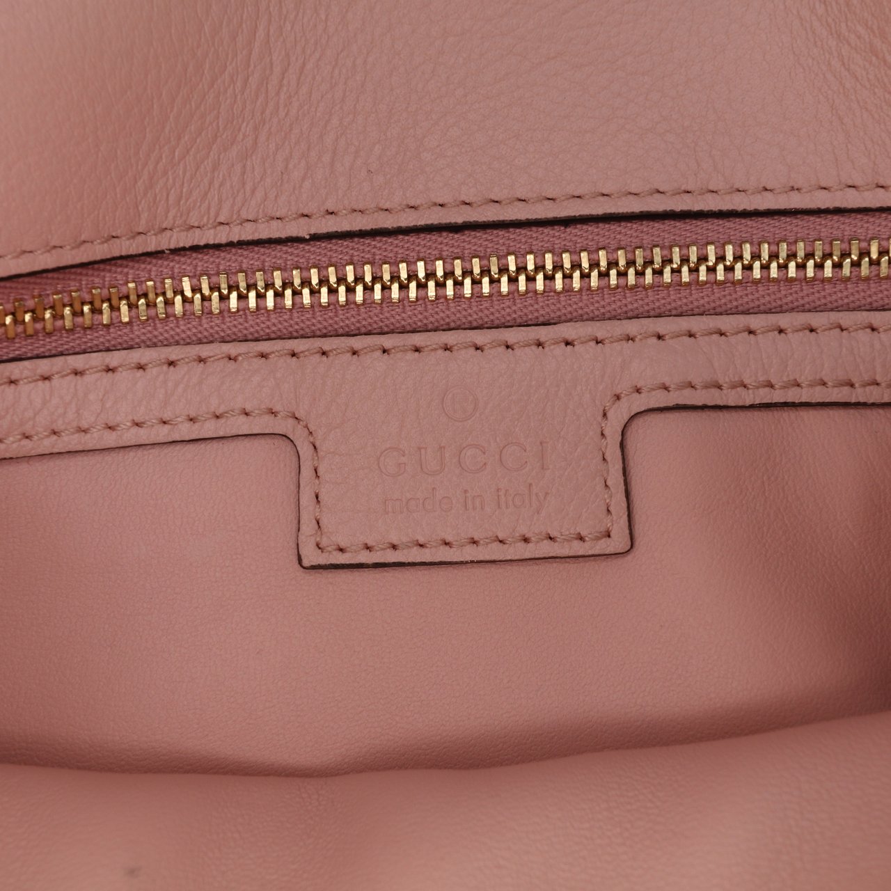 Gucci Calfskin Blondie Chain Satchel Roze