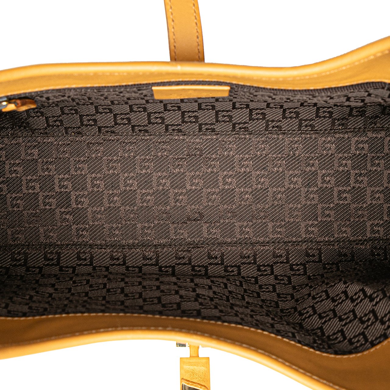 Gucci Suede Jackie Bardot Handbag Bruin
