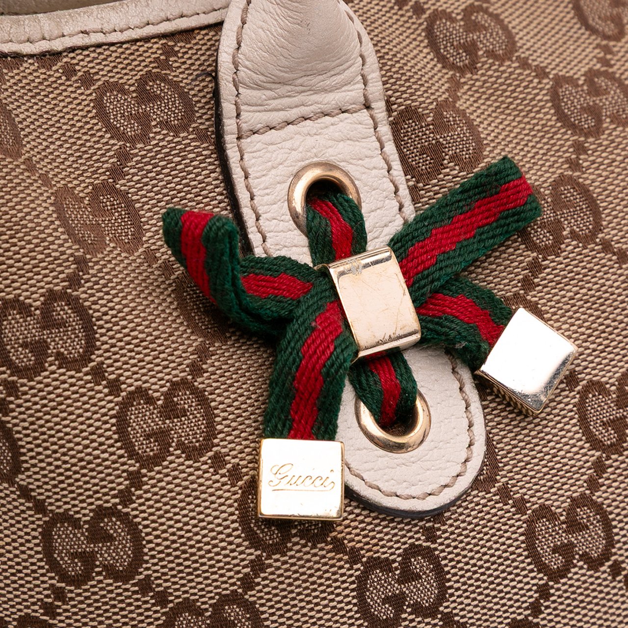 Gucci GG Canvas Princy Satchel Bruin