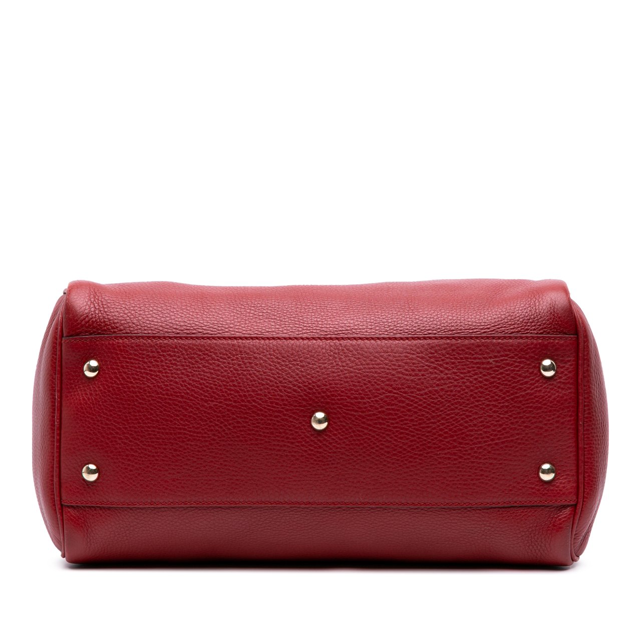 Gucci Calfskin Bamboo Shopper Boston Rood