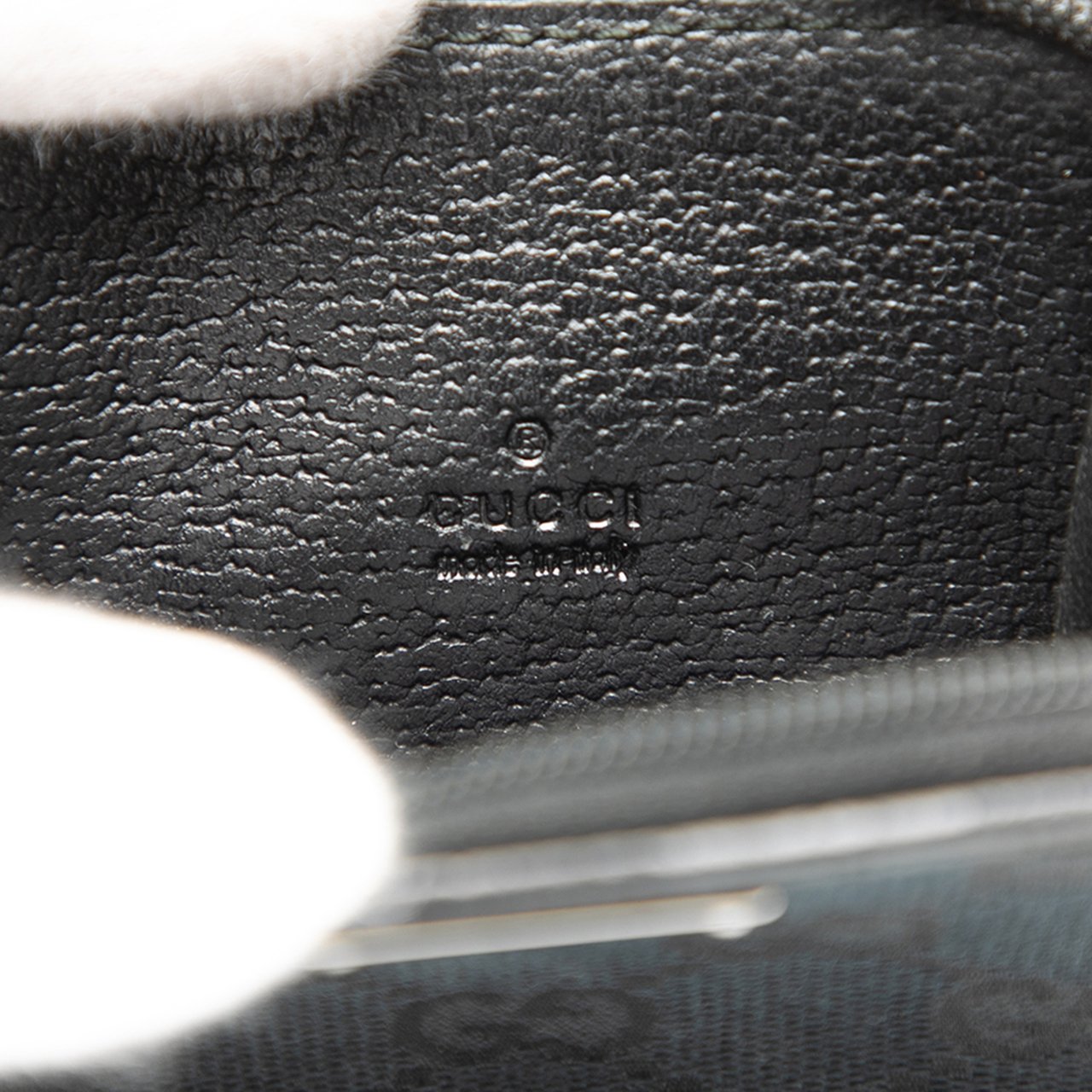 Gucci GG Canvas Coin Pouch Zwart