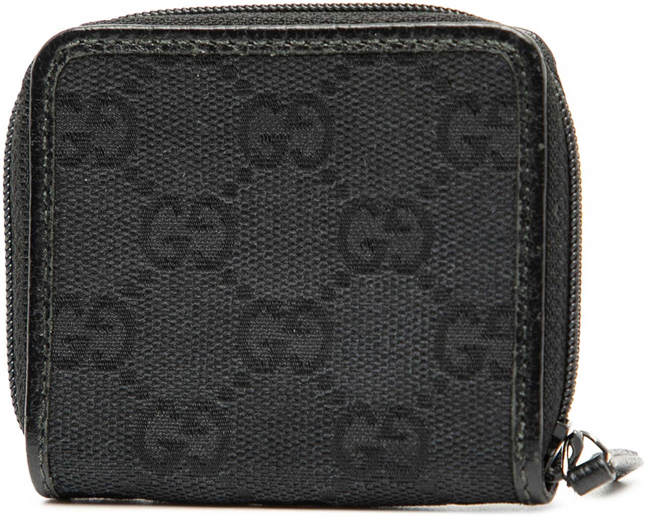 Gucci GG Canvas Coin Pouch Zwart