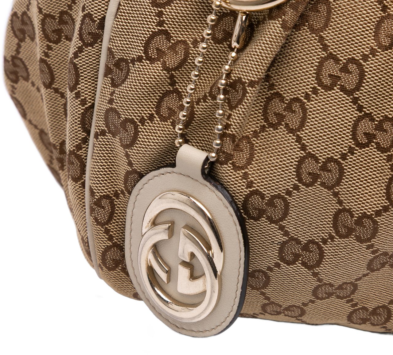 Gucci GG Canvas Sukey Satchel Bruin