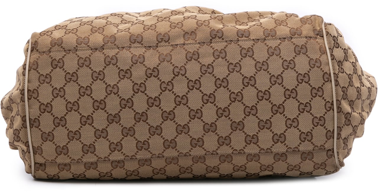 Gucci GG Canvas Sukey Satchel Bruin