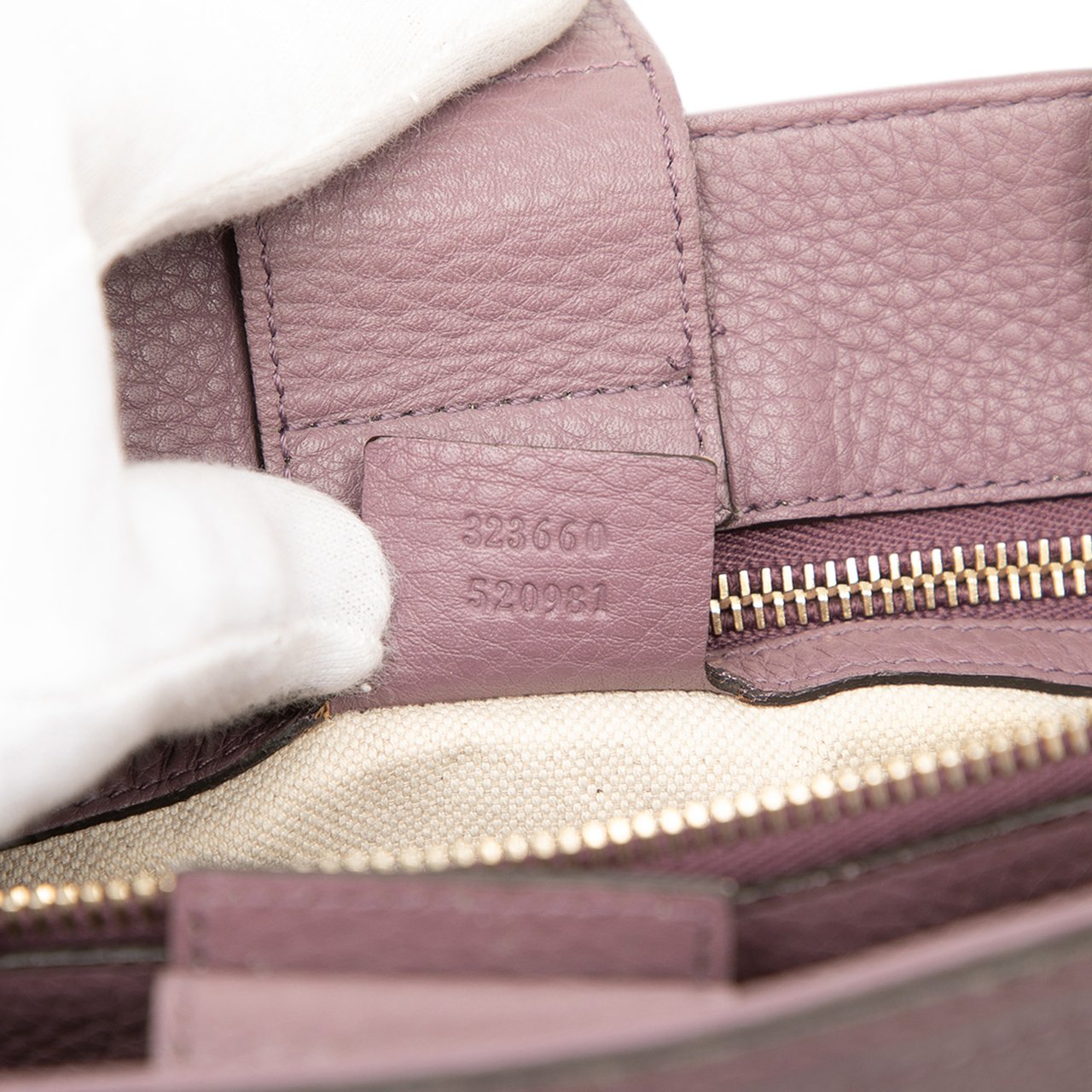 Gucci Medium Calfskin Bamboo Shopper Satchel Roze