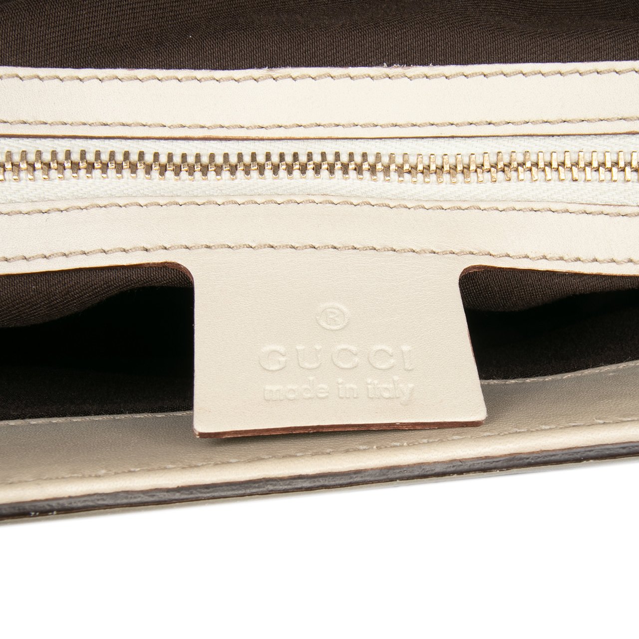 Gucci Guccissima Treasure Handbag Wit
