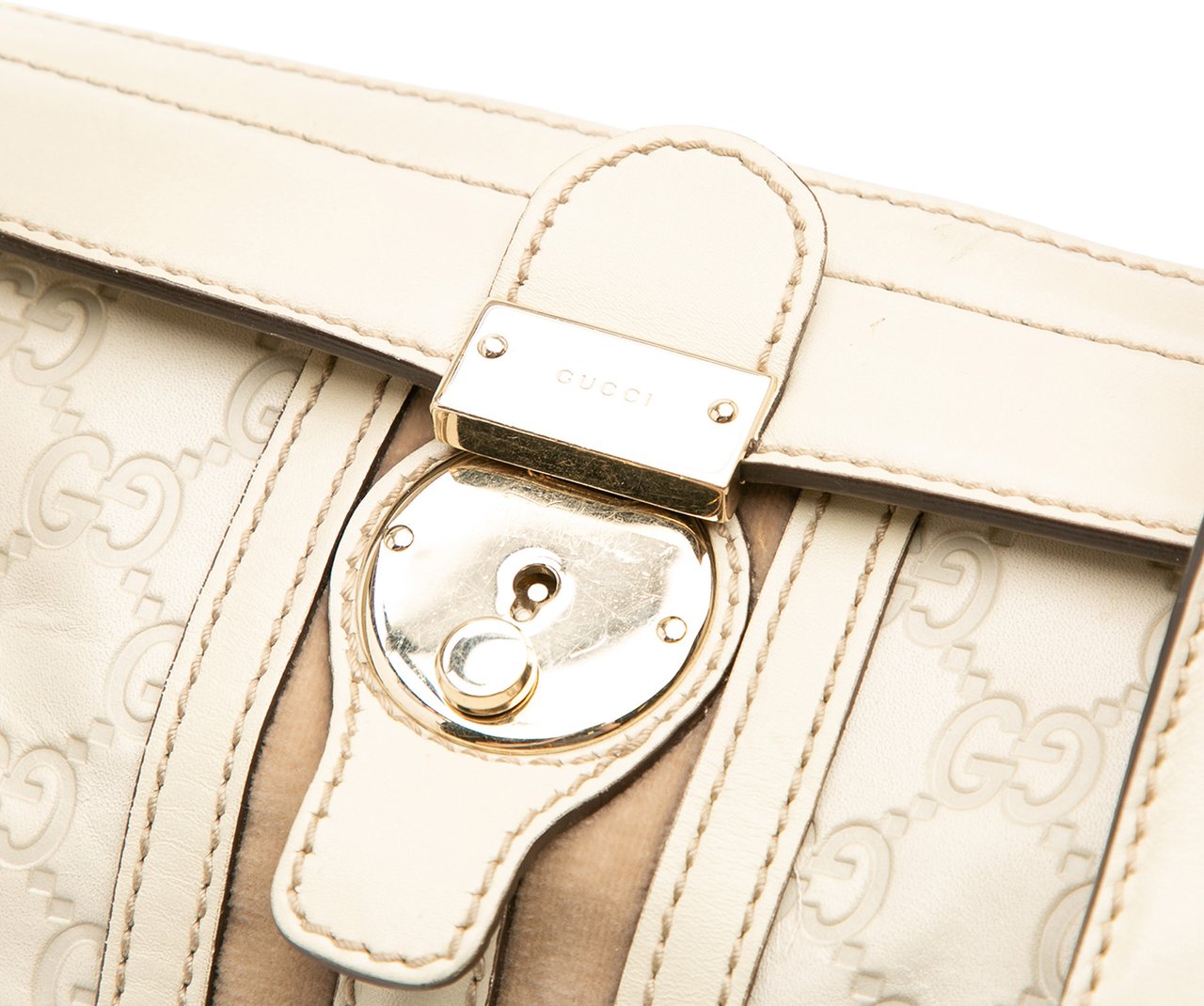 Gucci Guccissima Treasure Handbag Wit