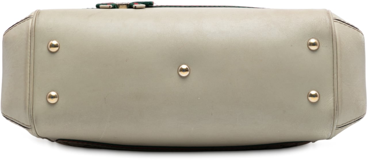 Gucci GG Canvas Web Mayfair Satchel Bruin