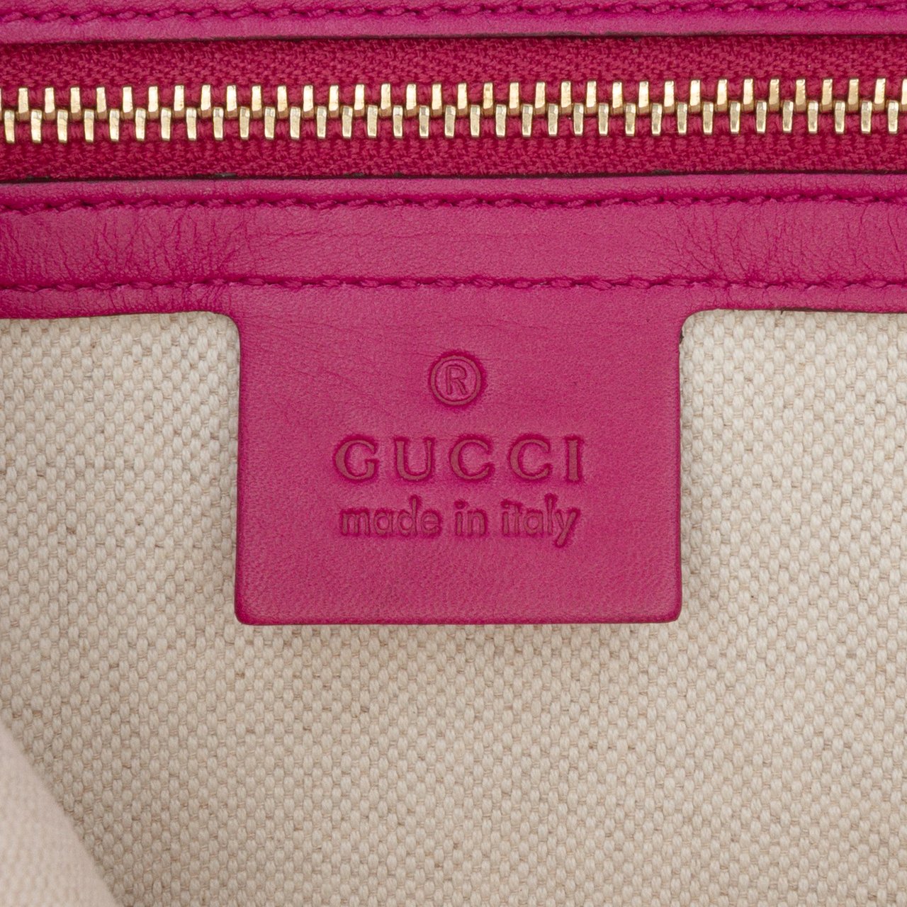 Gucci Medium Microguccissima Patent Nice Dome Satchel Roze
