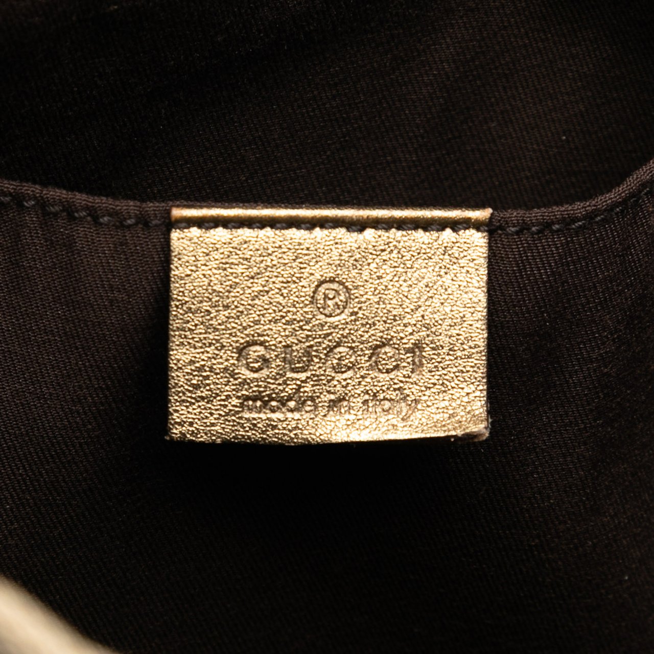 Gucci GG Canvas Web Tote Bruin