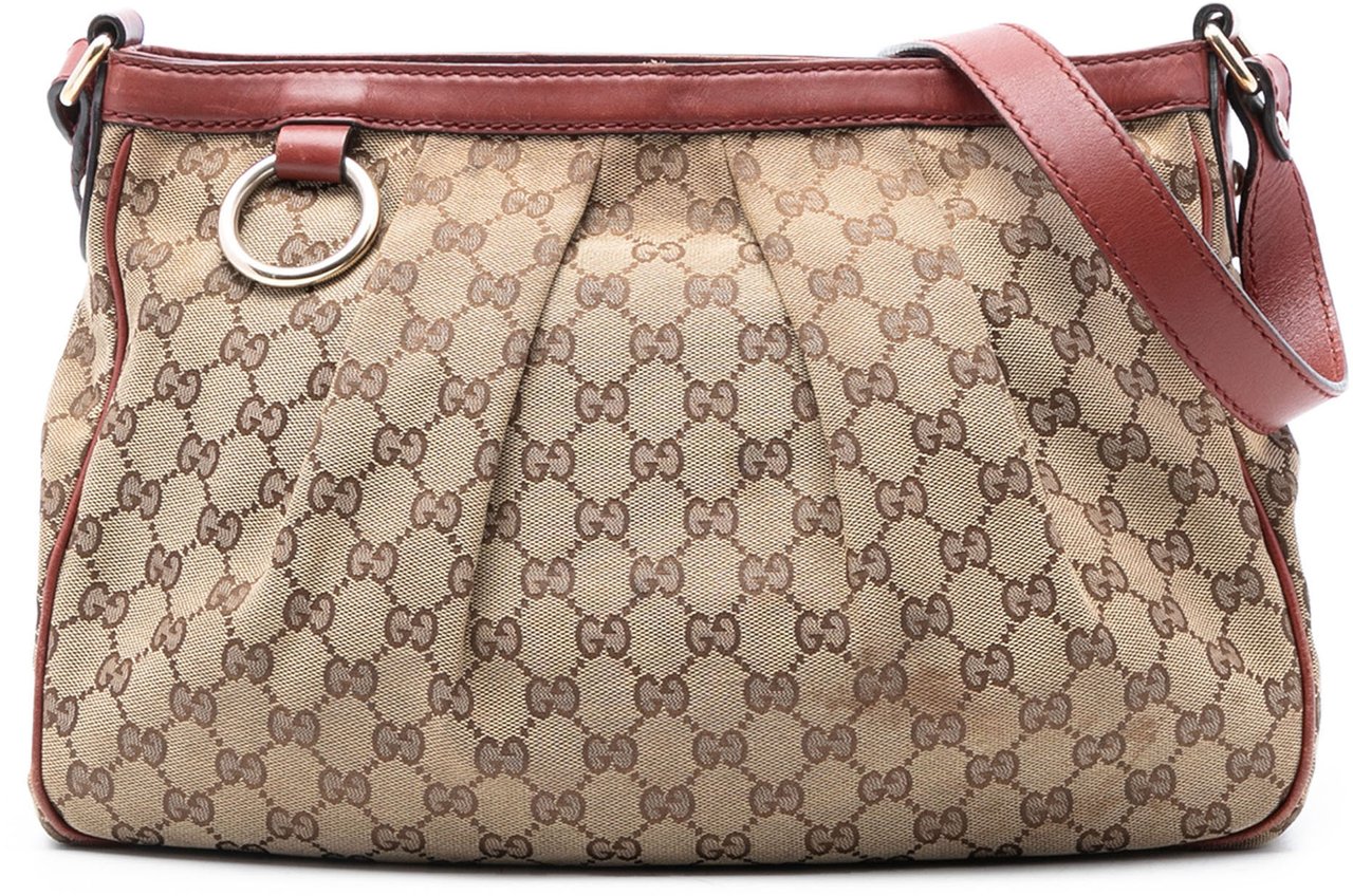 Gucci GG Canvas Sukey Crossbody Bruin