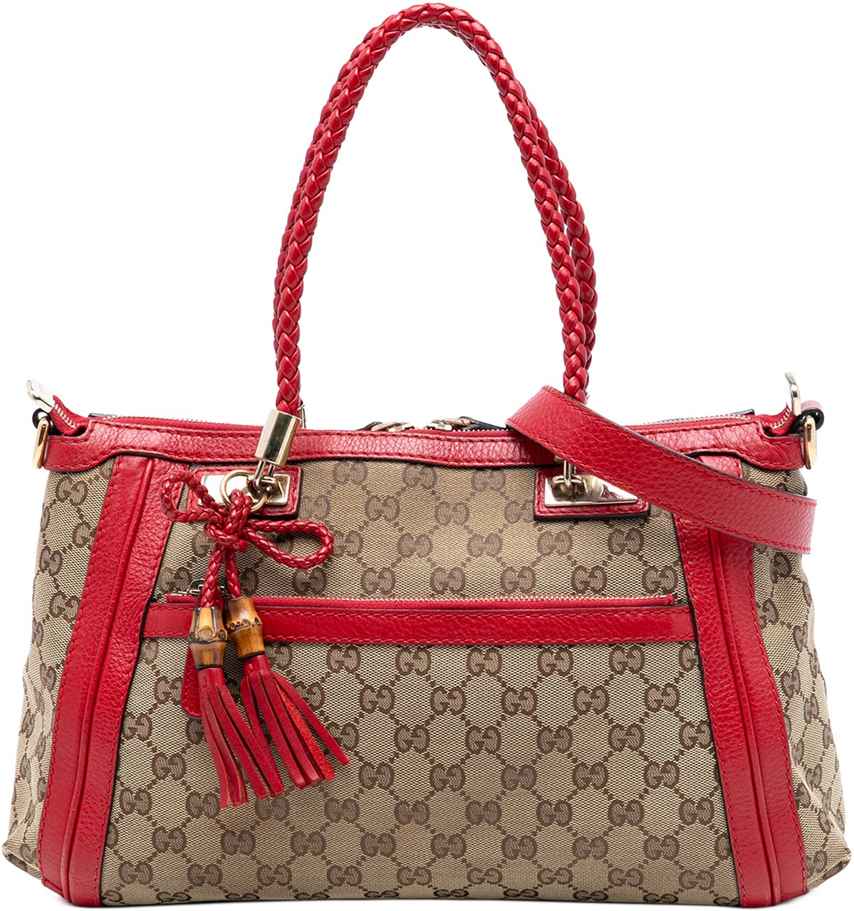Gucci GG Canvas Bella Satchel Bruin