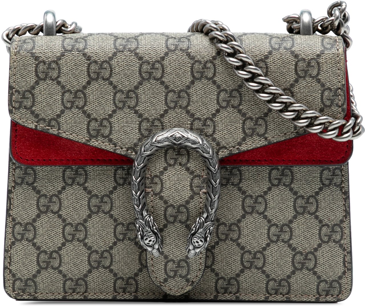 Gucci Small GG Supreme Dionysus Crossbody Bruin