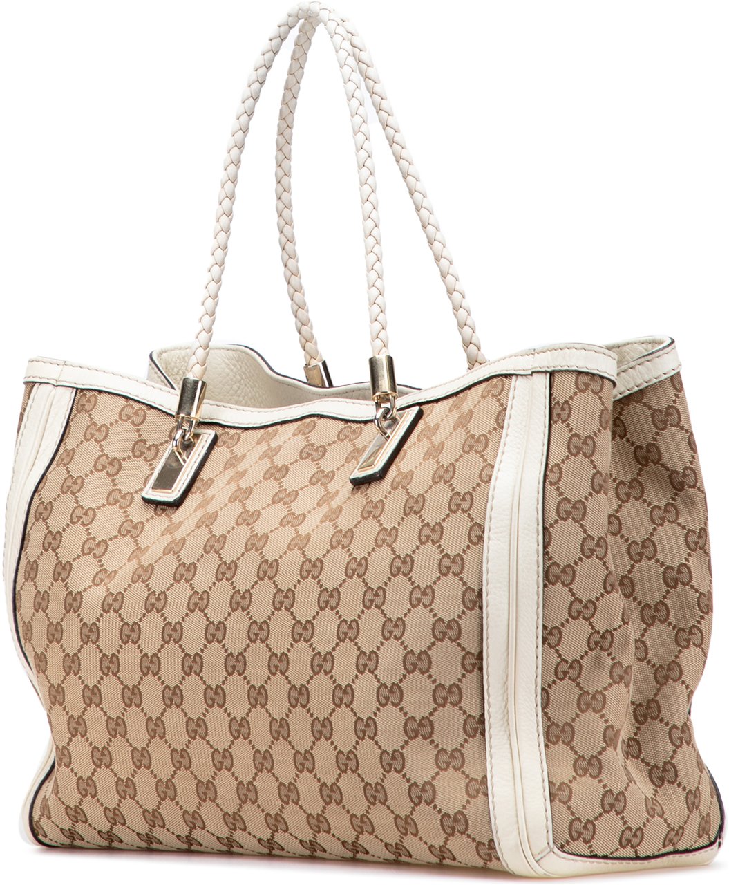 Gucci Medium GG Canvas Bella Tote Bruin
