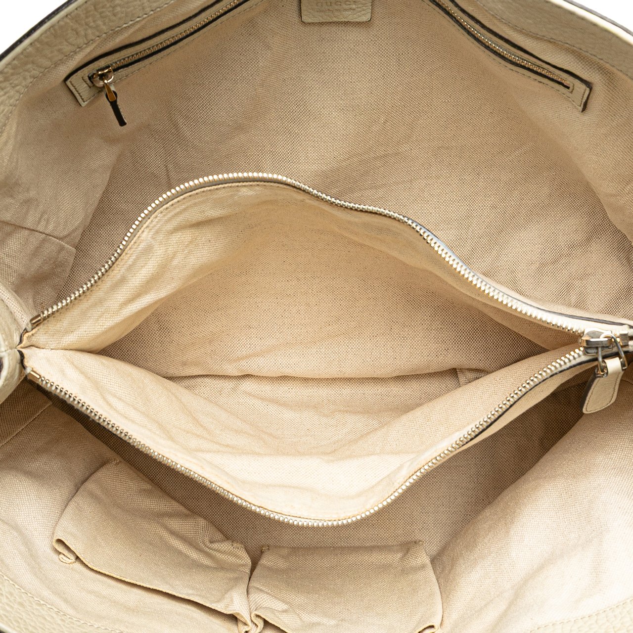 Gucci Medium GG Canvas Bella Tote Bruin