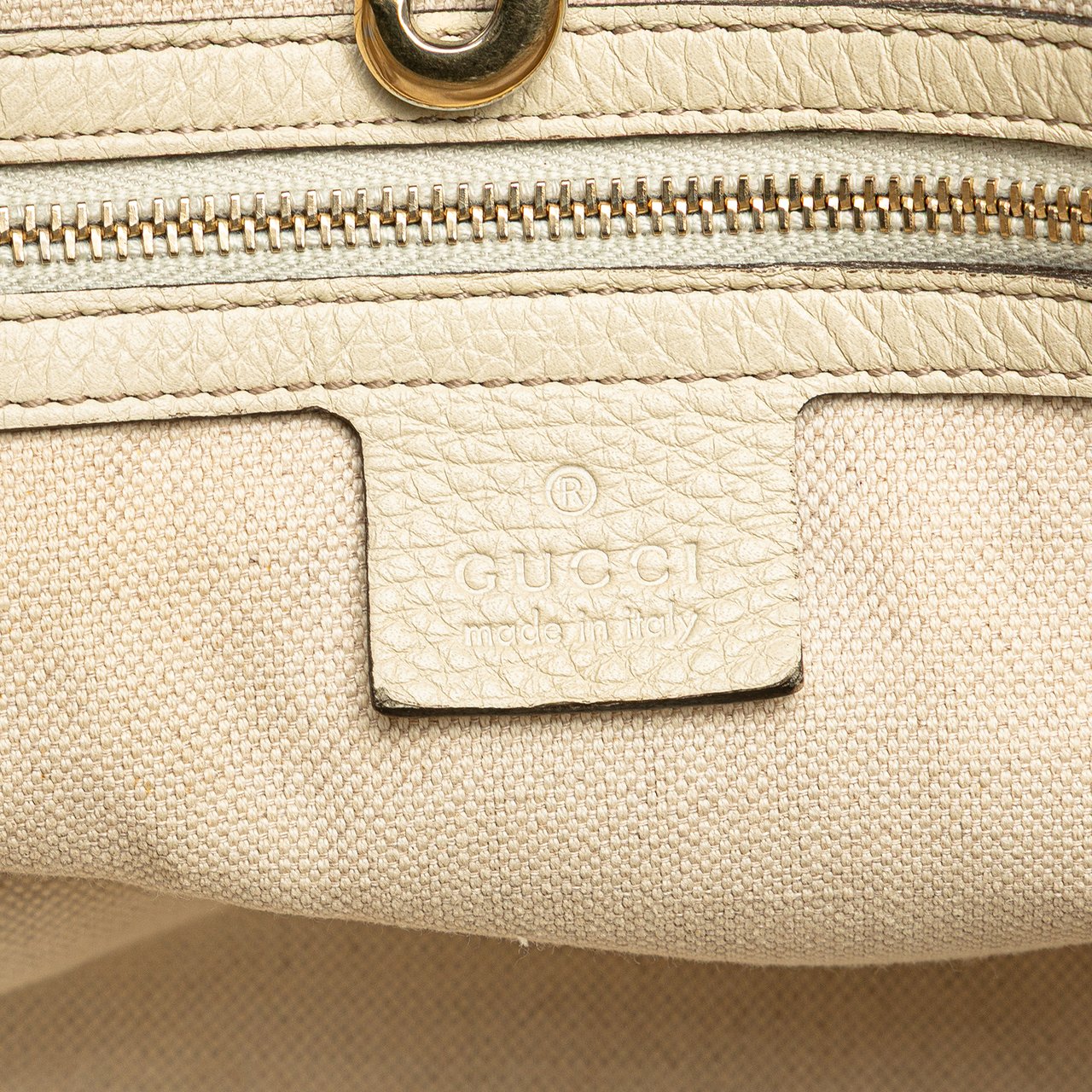 Gucci Medium GG Canvas Bella Tote Bruin