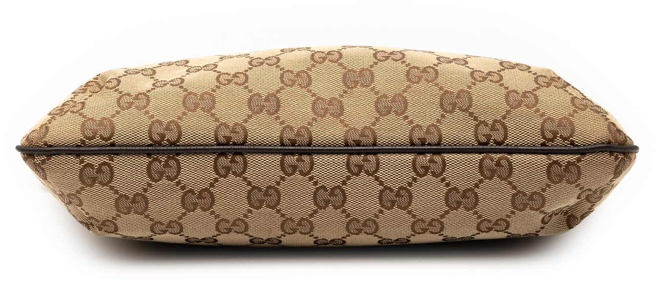 Gucci GG Canvas Web Crossbody Bruin